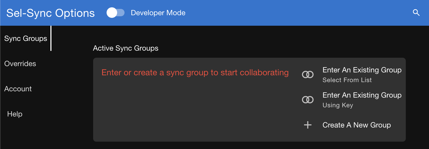 create-sync-group